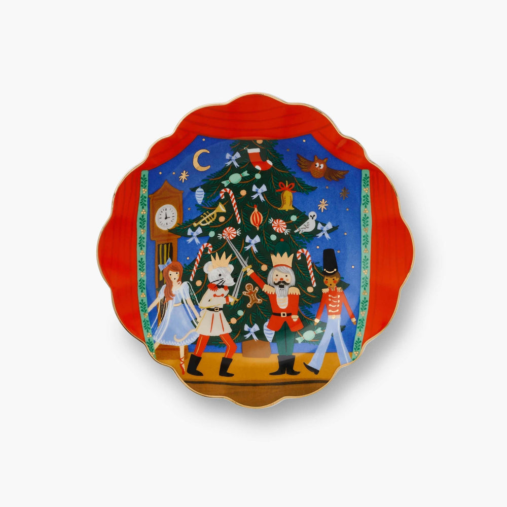 Porcelain Dessert Plate Set - Nutcracker [PRE ORDER]