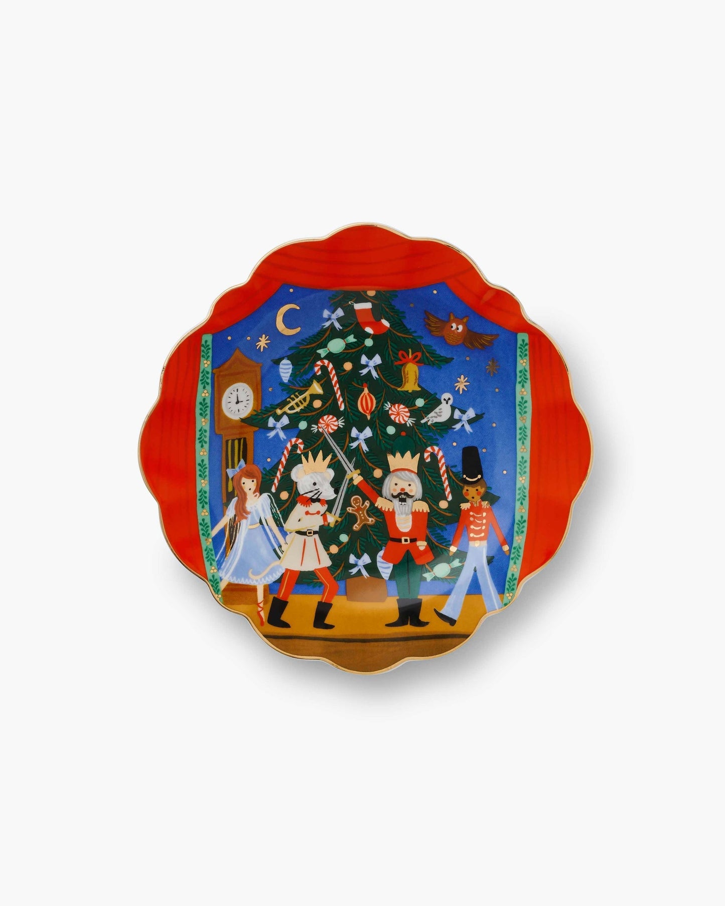 Porcelain Dessert Plate Set - Nutcracker [PRE ORDER]