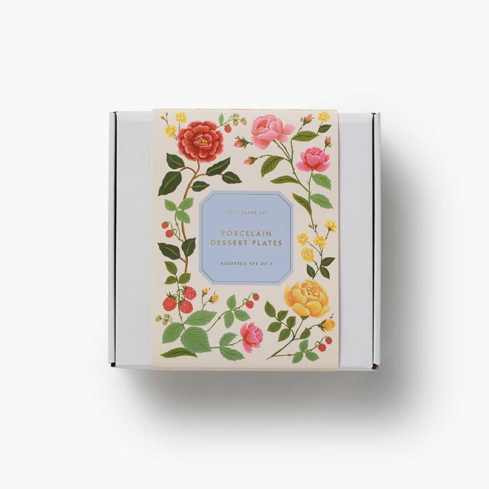 
                      
                        Porcelain Dessert Plate Set - Roses [PRE ORDER]
                      
                    