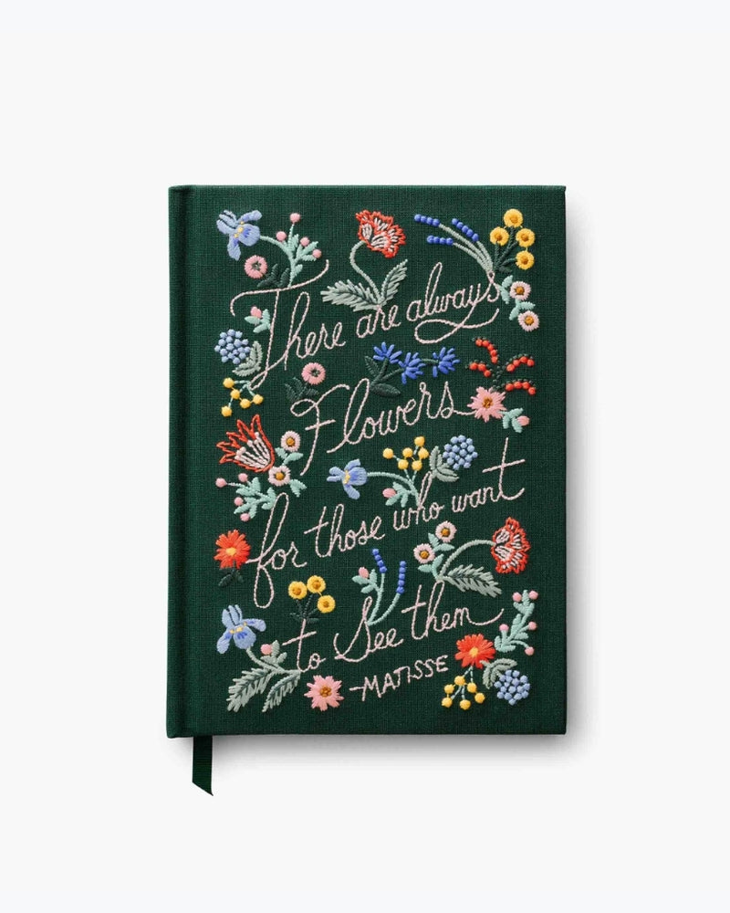 
                      
                        Embroidered Notebook - There Are Always Flowers
                      
                    