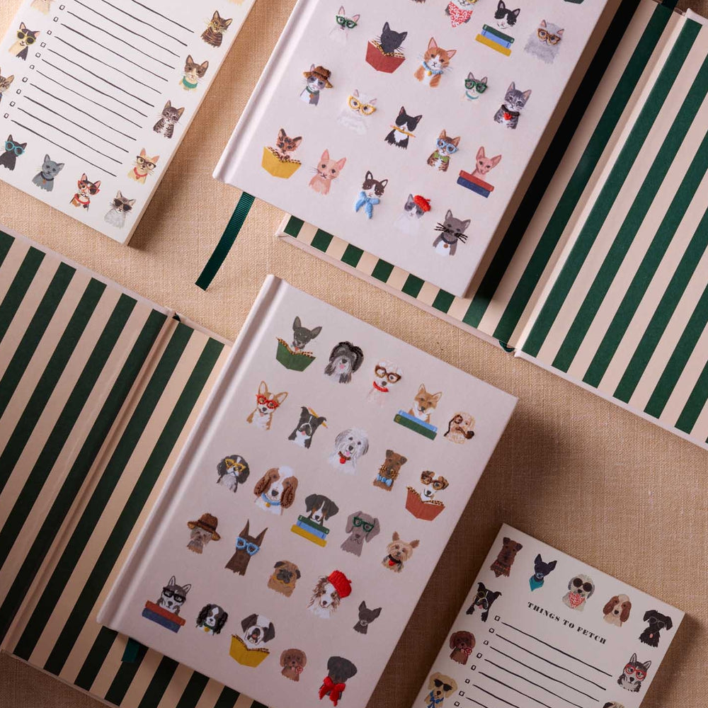 
                      
                        Embroidered Notebook - Studious Cats
                      
                    