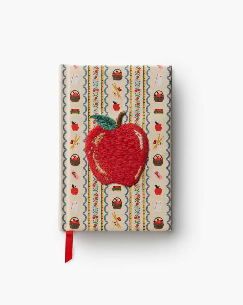 Embroidered Mini Notebook - Schoolhouse [PRE ORDER]