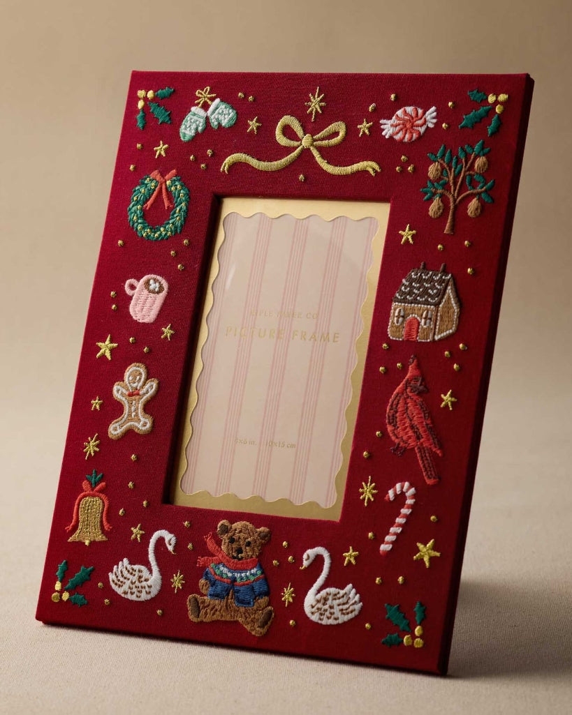 Embroidered Picture Frame - Beary Christmas [PRE ORDER]