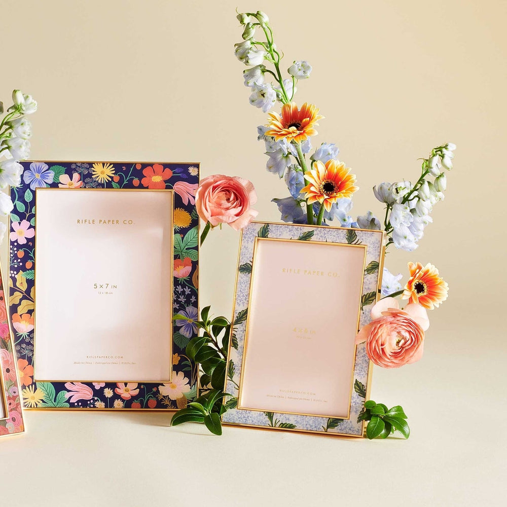 Enamel Picture Frame - Hydrangea [PRE ORDER]