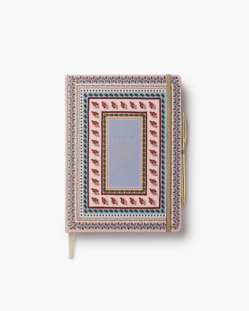 Hardcover Planner W/ Pen 2027 - Paisley [PRE ORDER]