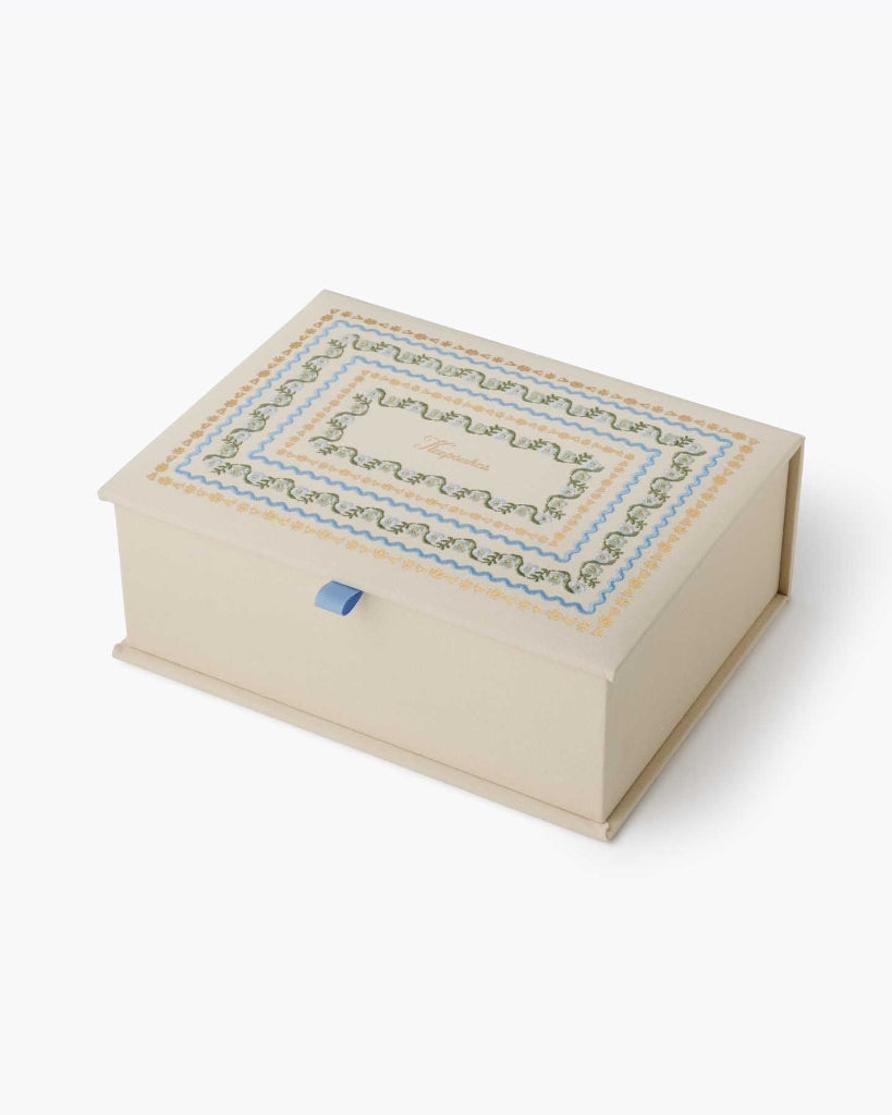 Embroidered Keepsake Box - Delphine [PRE ORDER]