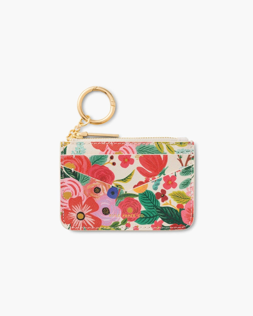 Key Ring Card Case - Garden Party