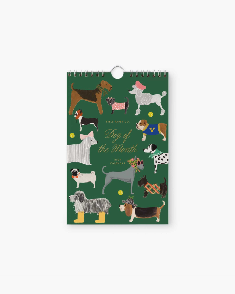 Kitchen Calendar 2027 - Dog Of The Month [PRE ORDER]