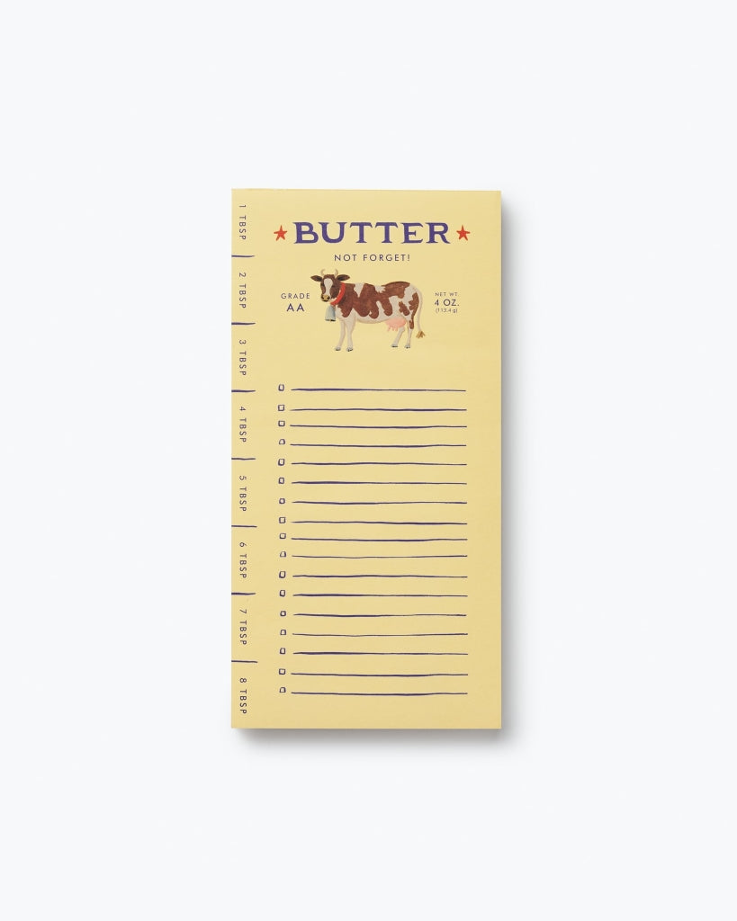 Market Pad - Butter Not Forget