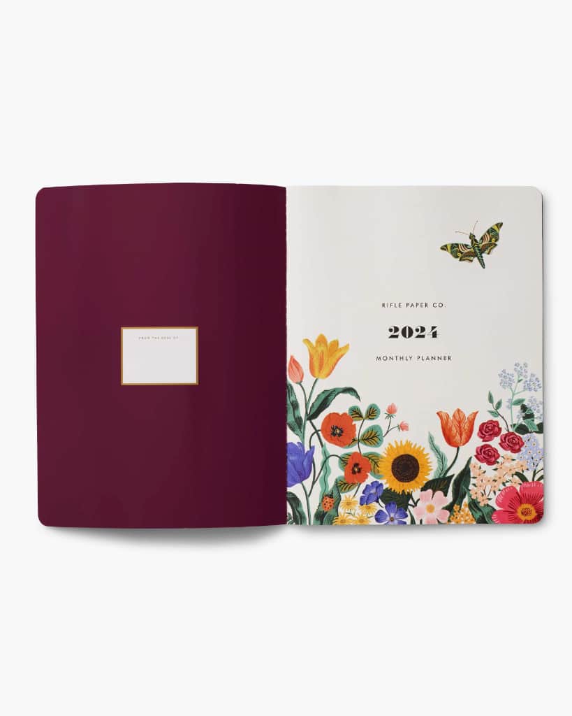 Rifle Paper Co Monthly Planner Rifle Paper Co Monthly Planner