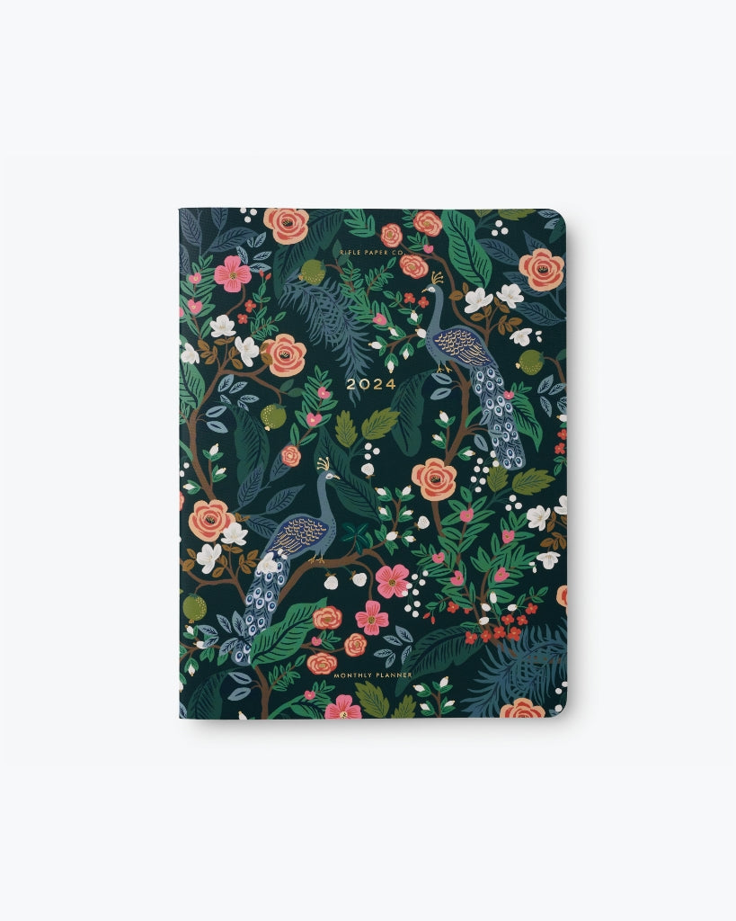 Rifle Paper Co Monthly Planner 2024 Peacock A Little Bird Told Me Rifle paper co monthly planner 2024 peacock a little bird told me