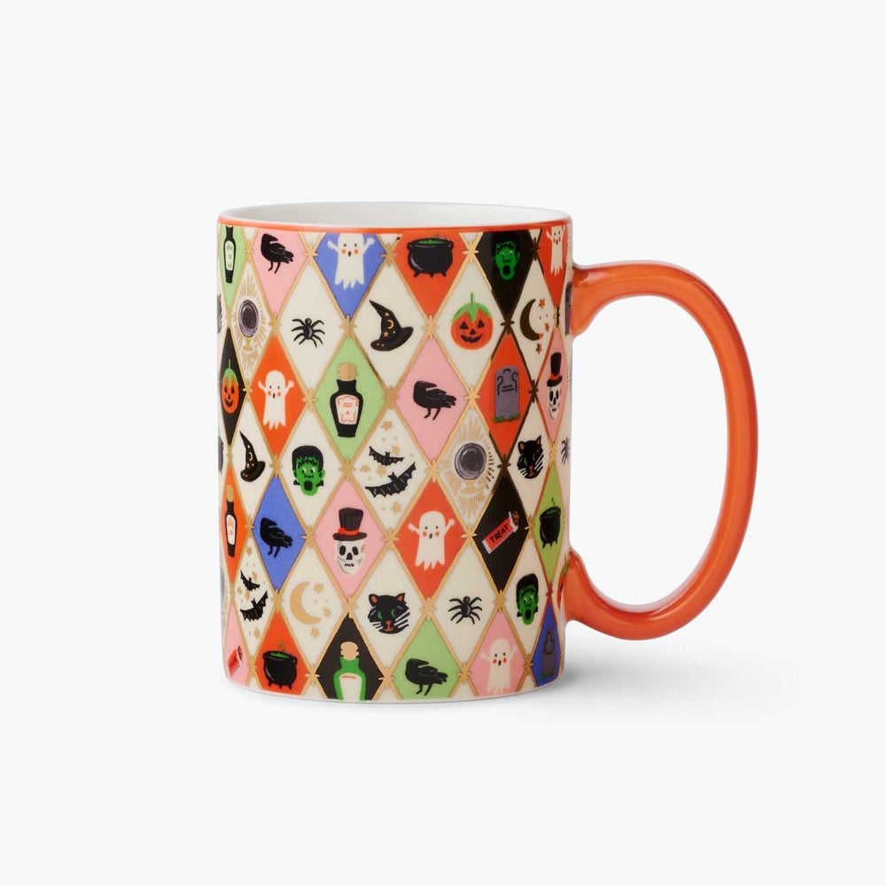 Porcelain Mug - Halloween Argyle [PRE ORDER]