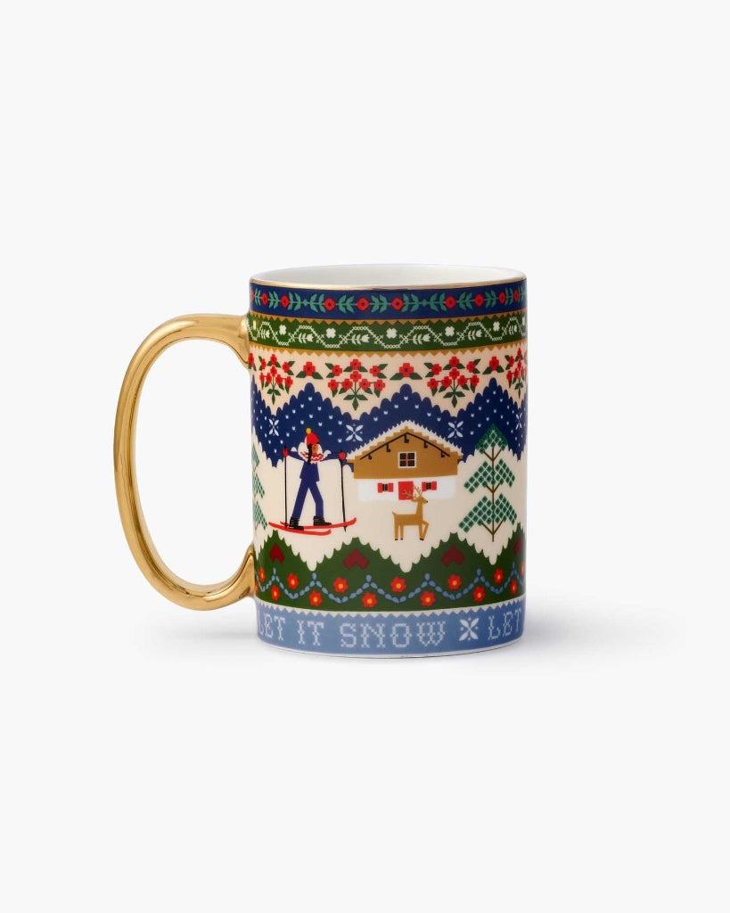 Porcelain Mug - Ski Chalet [PRE ORDER]