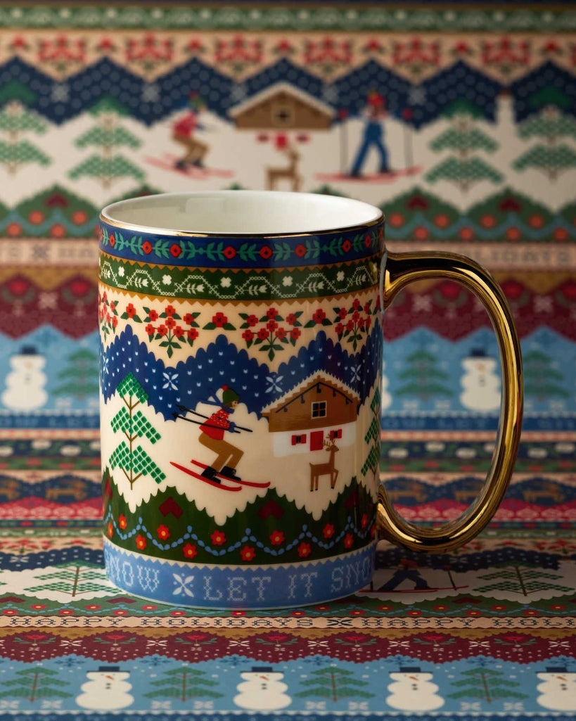 Porcelain Mug - Ski Chalet [PRE ORDER]
