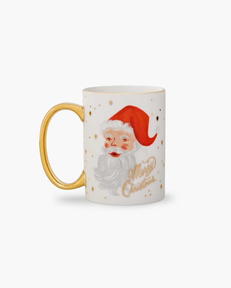 Porcelain Mug - Winking Santa [PRE ORDER]