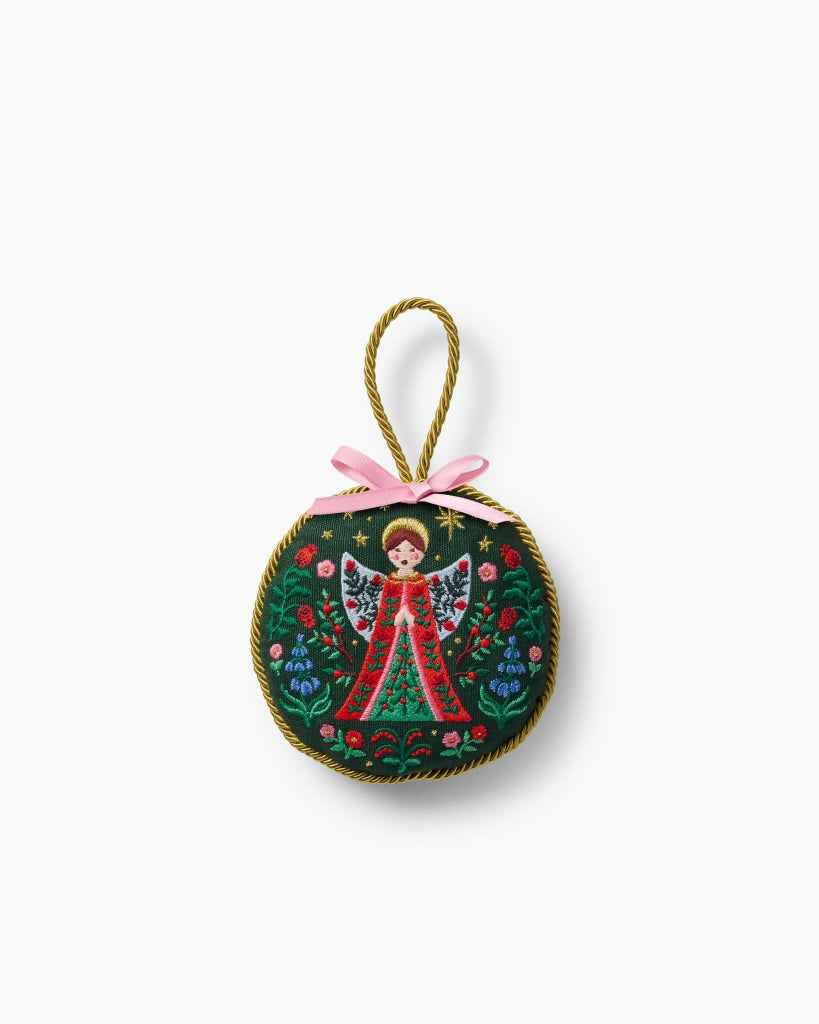 Embroidered Ornament - Angel [PRE ORDER]