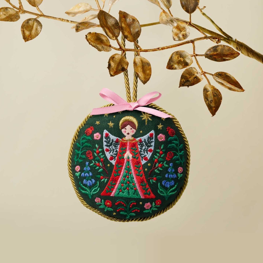 Embroidered Ornament - Angel [PRE ORDER]
