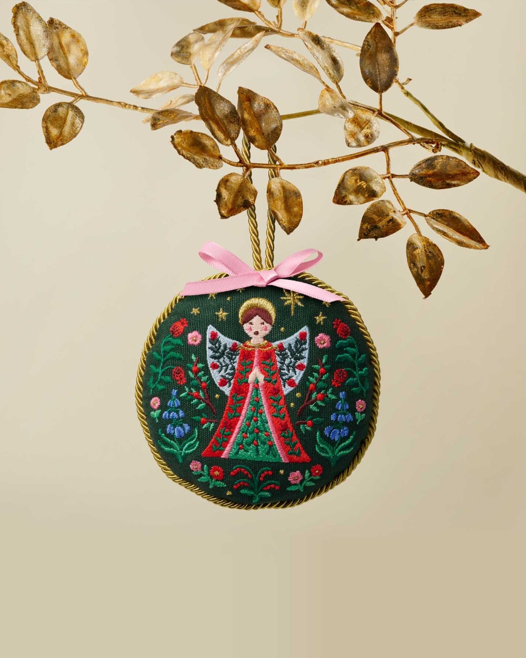 Embroidered Ornament - Angel [PRE ORDER]