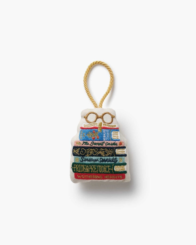 Embroidered Ornament - Book Club [PRE ORDER]