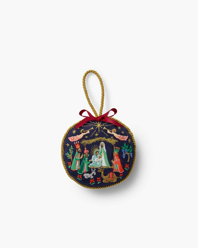 Embroidered Ornament - Nativity [PRE ORDER]