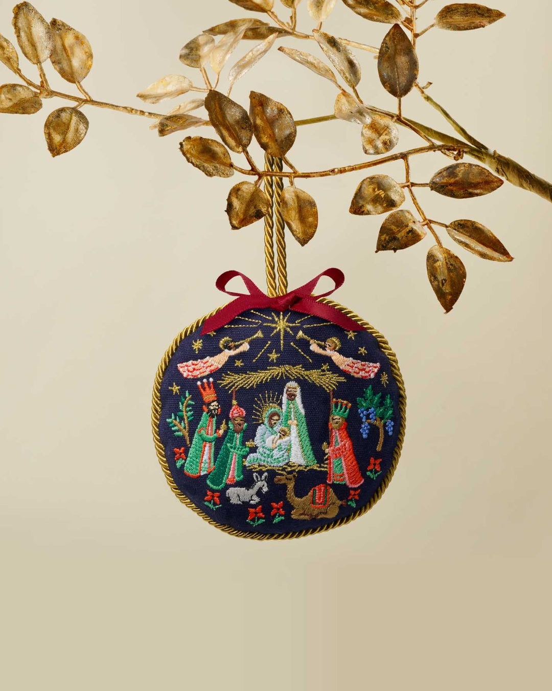 Embroidered Ornament - Nativity [PRE ORDER]