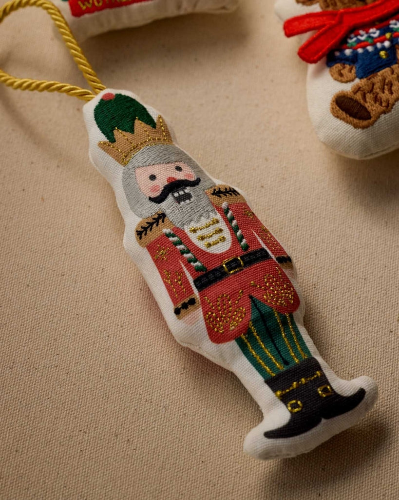 Embroidered Ornament - Nutcracker [PRE ORDER]