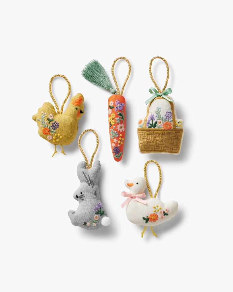Embroidered Ornaments - Spring Farm [PRE ORDER]