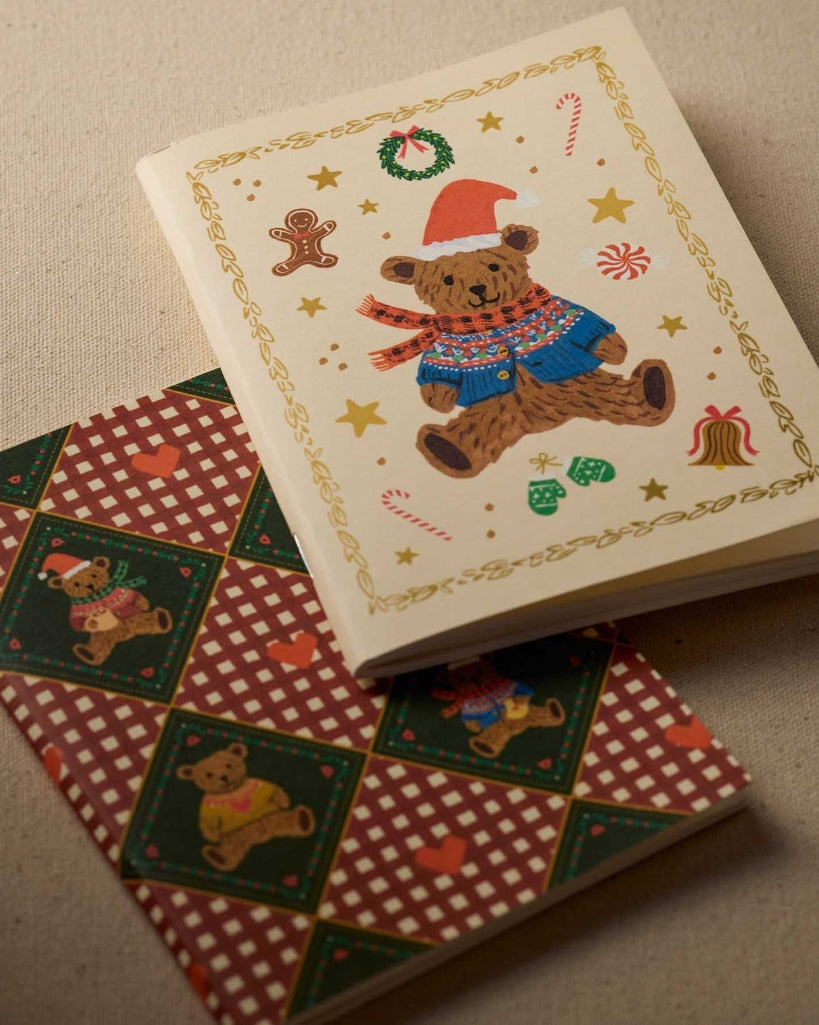 Pocket Notebooks Pair Of 2 - Beary Christmas [PRE ORDER]