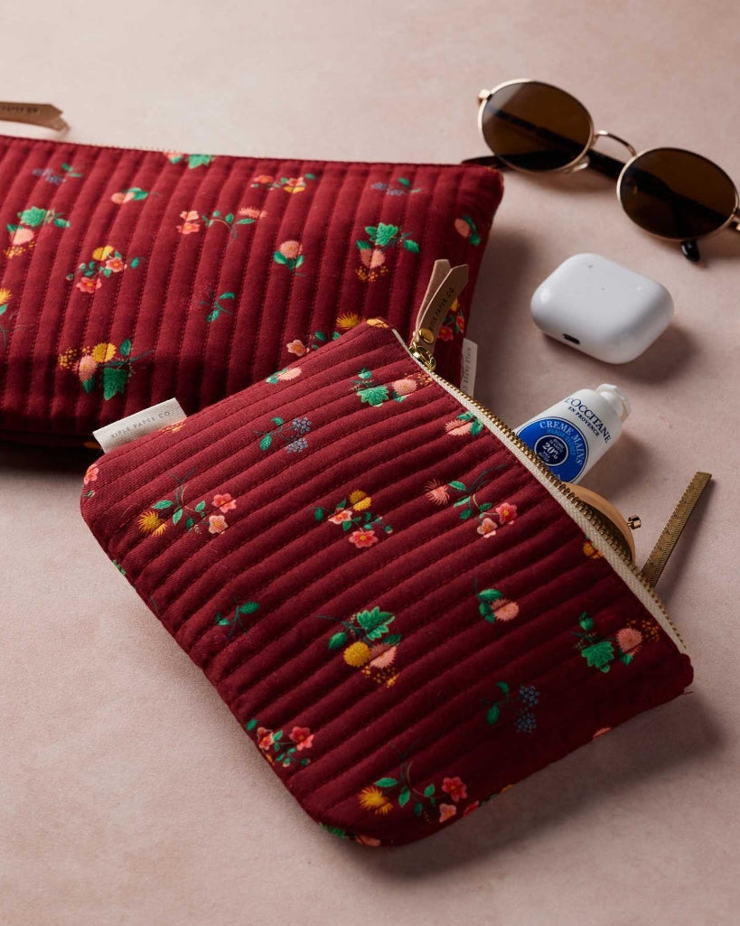 Quilted Pouch Set - Ditsy Dahlia [PRE ORDER]
