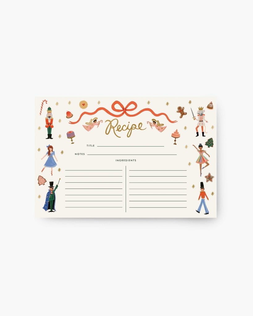 Recipe Cards - Nutcracker [PRE ORDER]