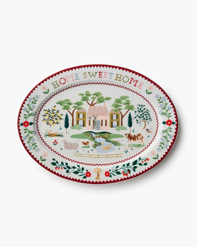Porcelain Serving Platter - Home Sweet Home [PRE ORDER]
