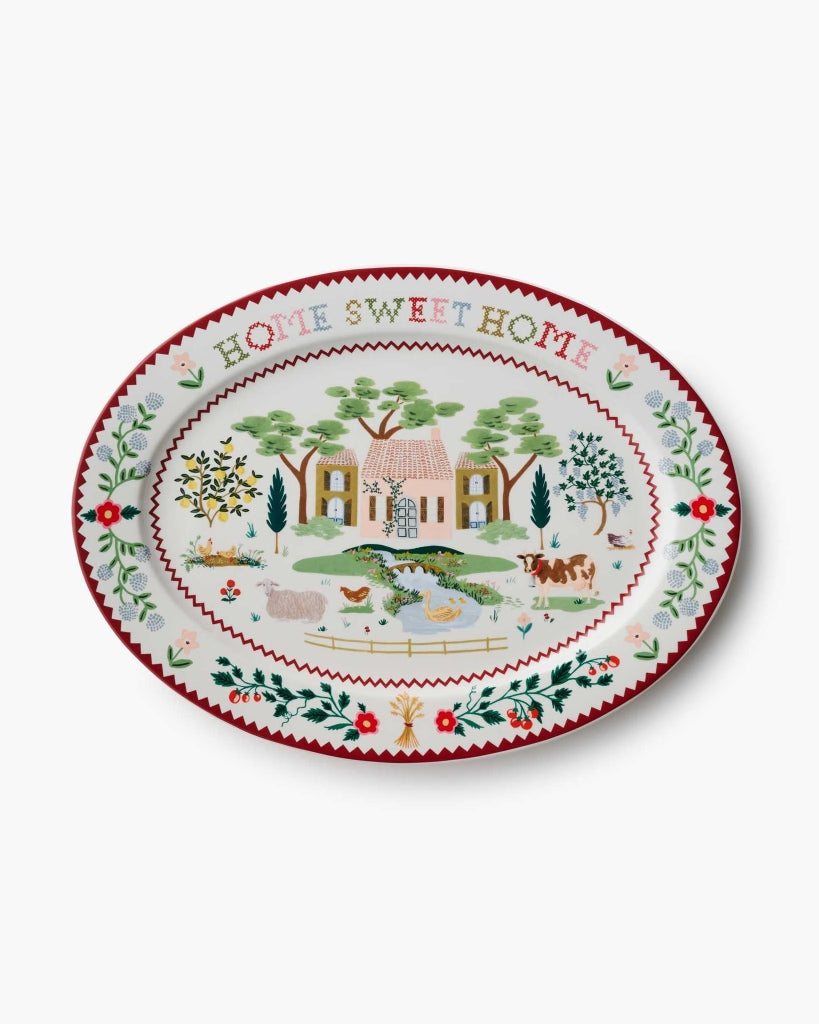Porcelain Serving Platter - Home Sweet Home [PRE ORDER]