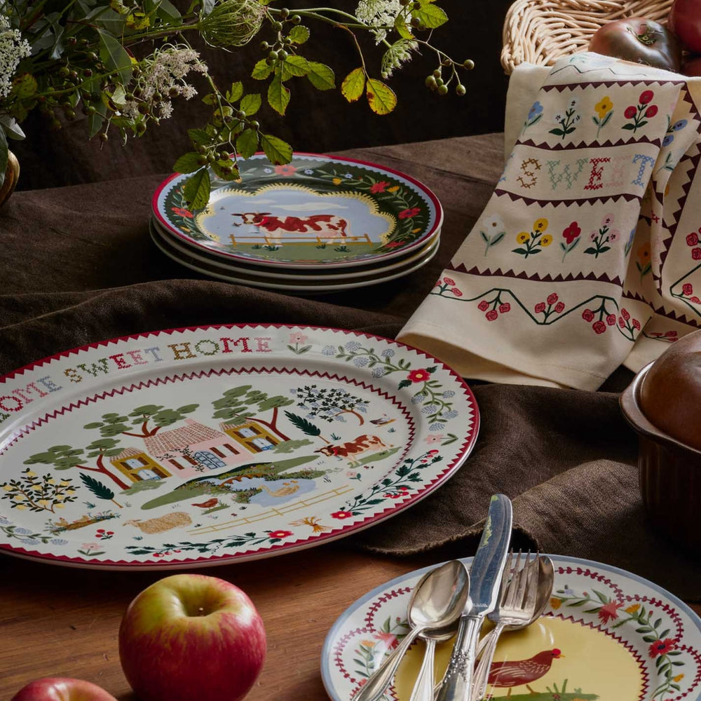 Porcelain Serving Platter - Home Sweet Home [PRE ORDER]