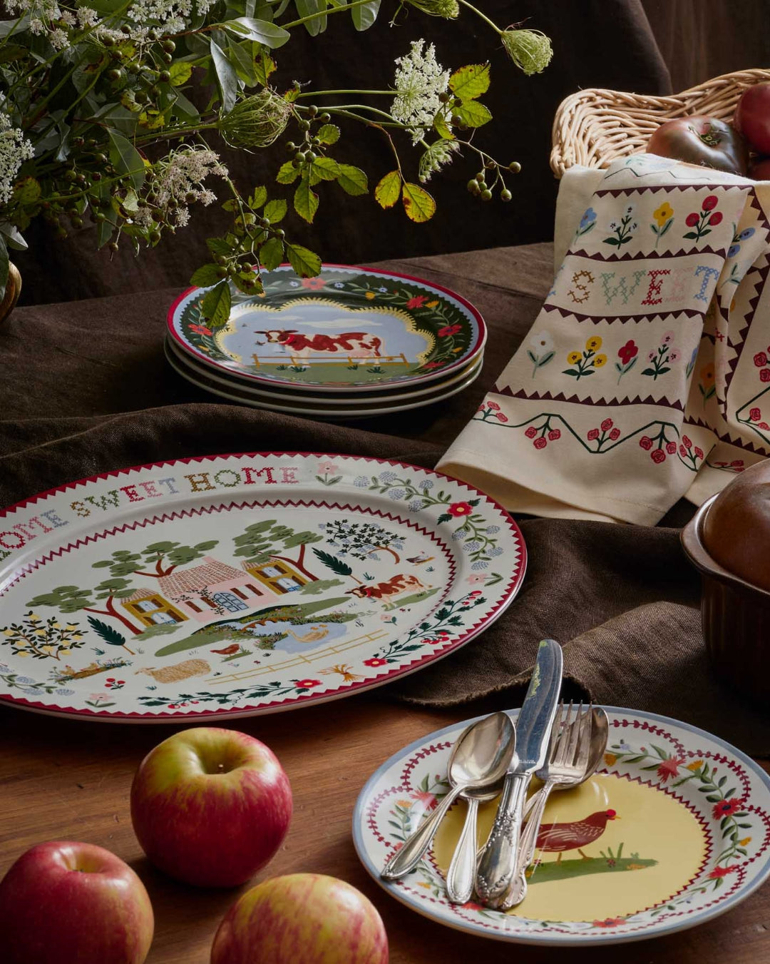 Porcelain Serving Platter - Home Sweet Home [PRE ORDER]