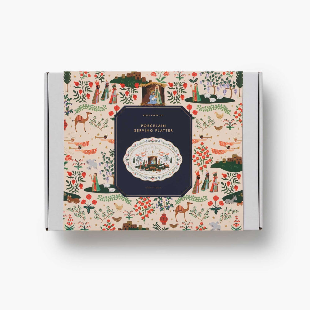 Porcelain Serving Platter - Nativity [PRE ORDER]