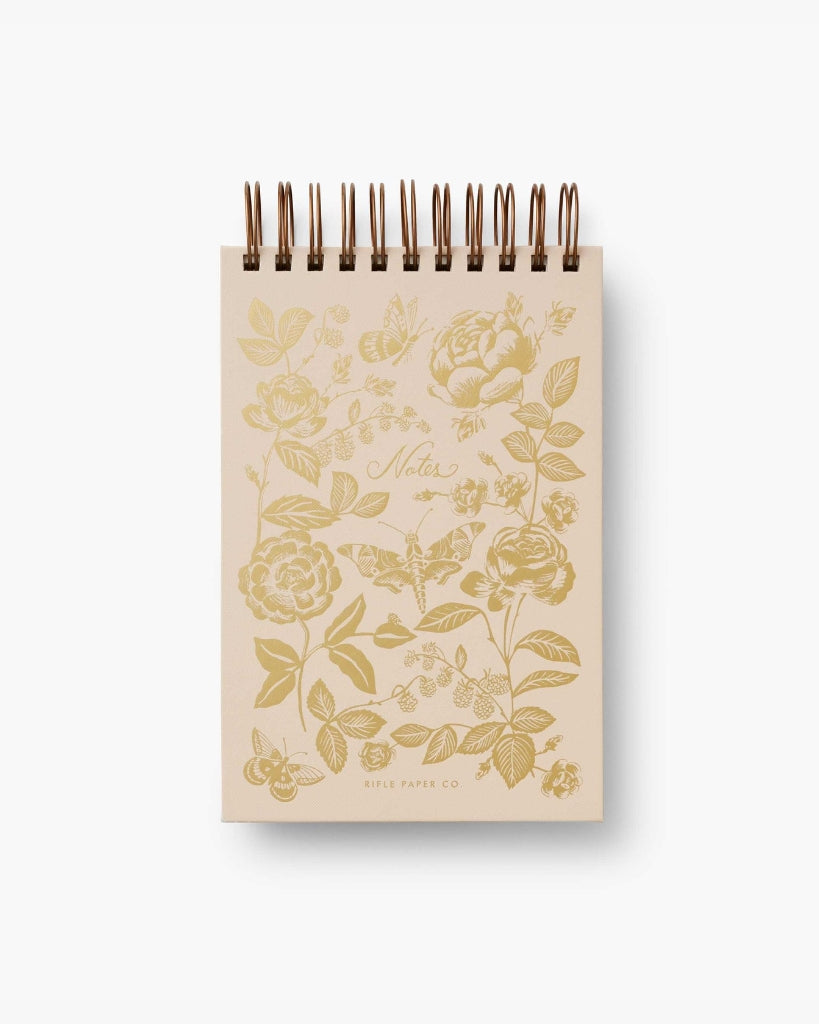 Desktop Spiral Notepad - English Rose