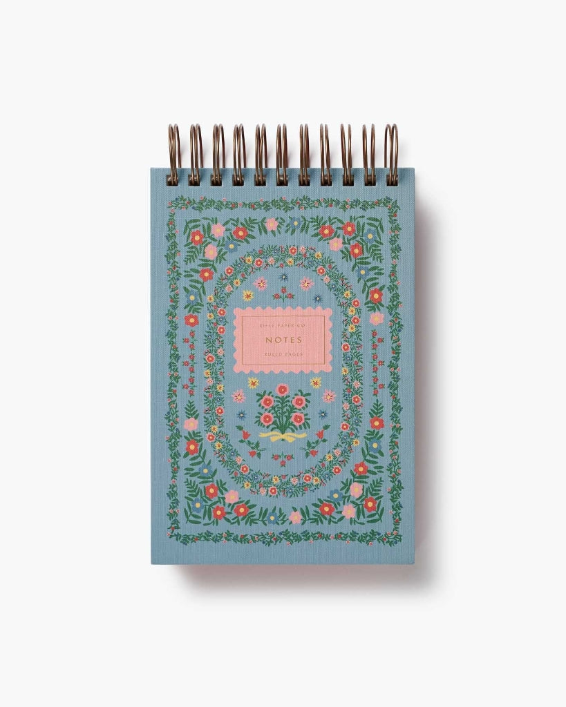 Desktop Spiral Notepad - Rosette