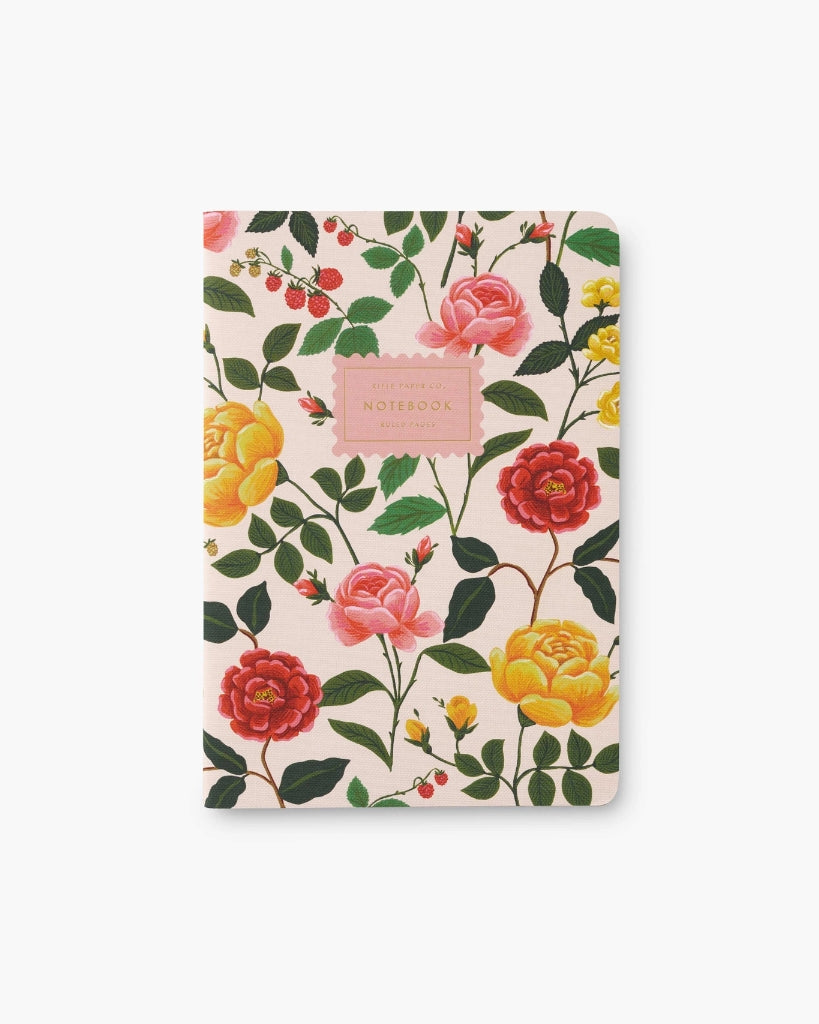 Stitched Notebook Set - Roses [PRE ORDER]
