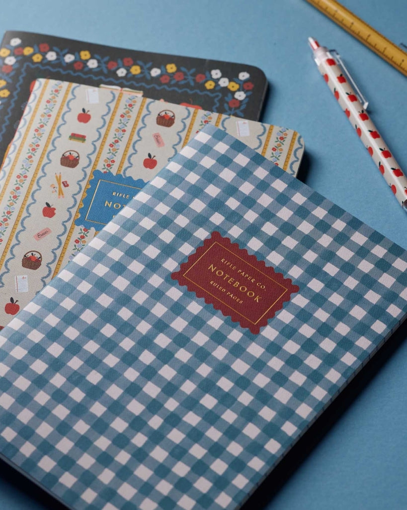 Stitched Notebook Set - Schoolhouse [PRE ORDER]