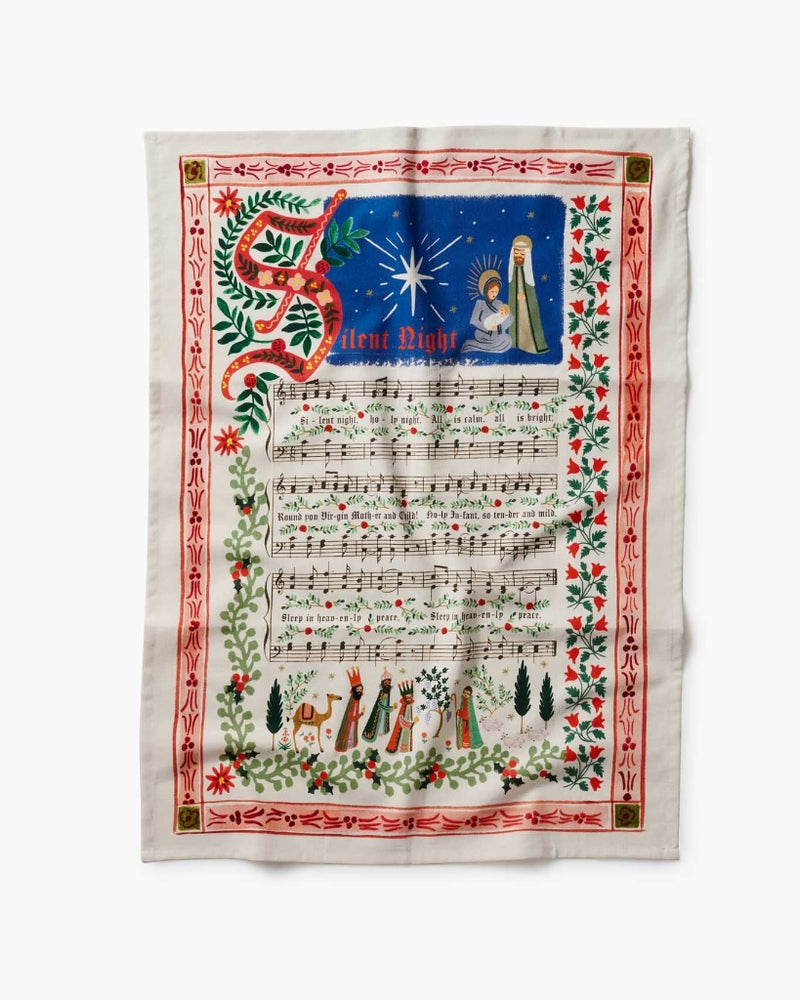 Tea Towel - Christmas Carols [PRE ORDER]