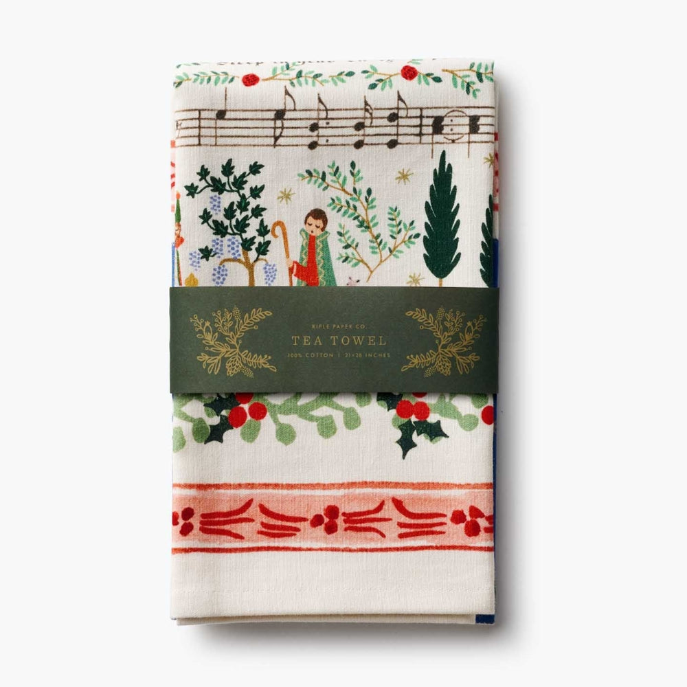 Tea Towel - Christmas Carols [PRE ORDER]