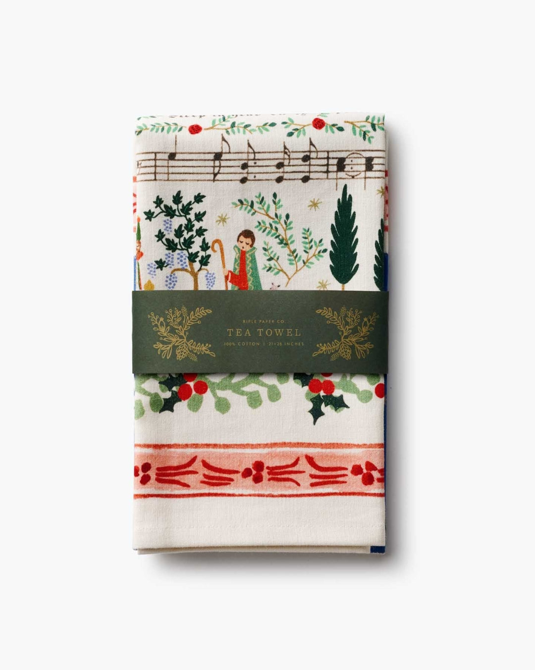 Tea Towel - Christmas Carols [PRE ORDER]