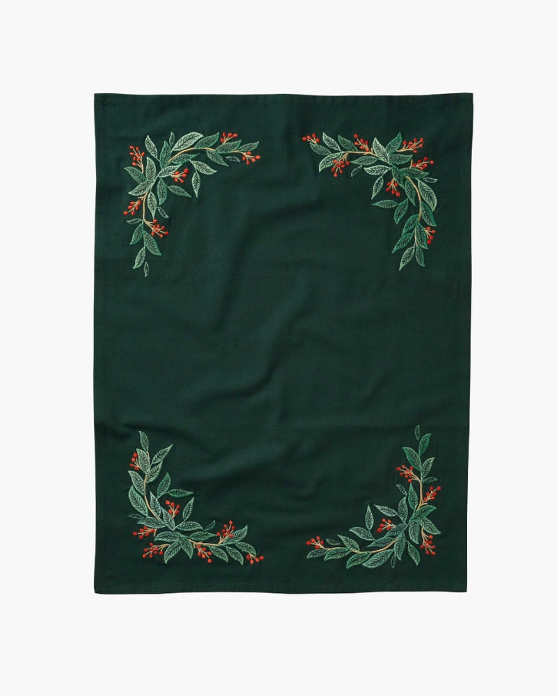 Embroidered Tea Towel - Willowberry [PRE ORDER]