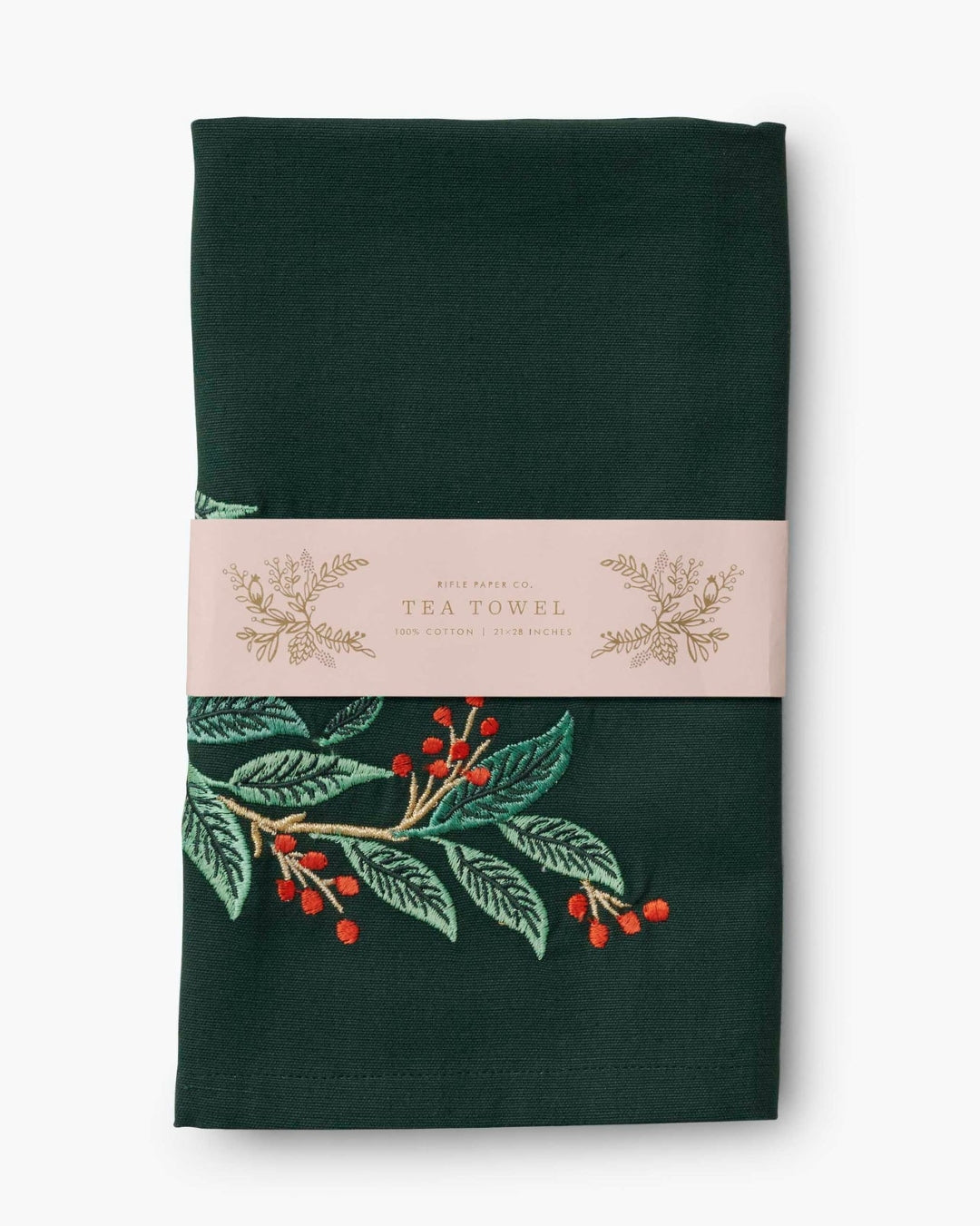 Embroidered Tea Towel - Willowberry [PRE ORDER]