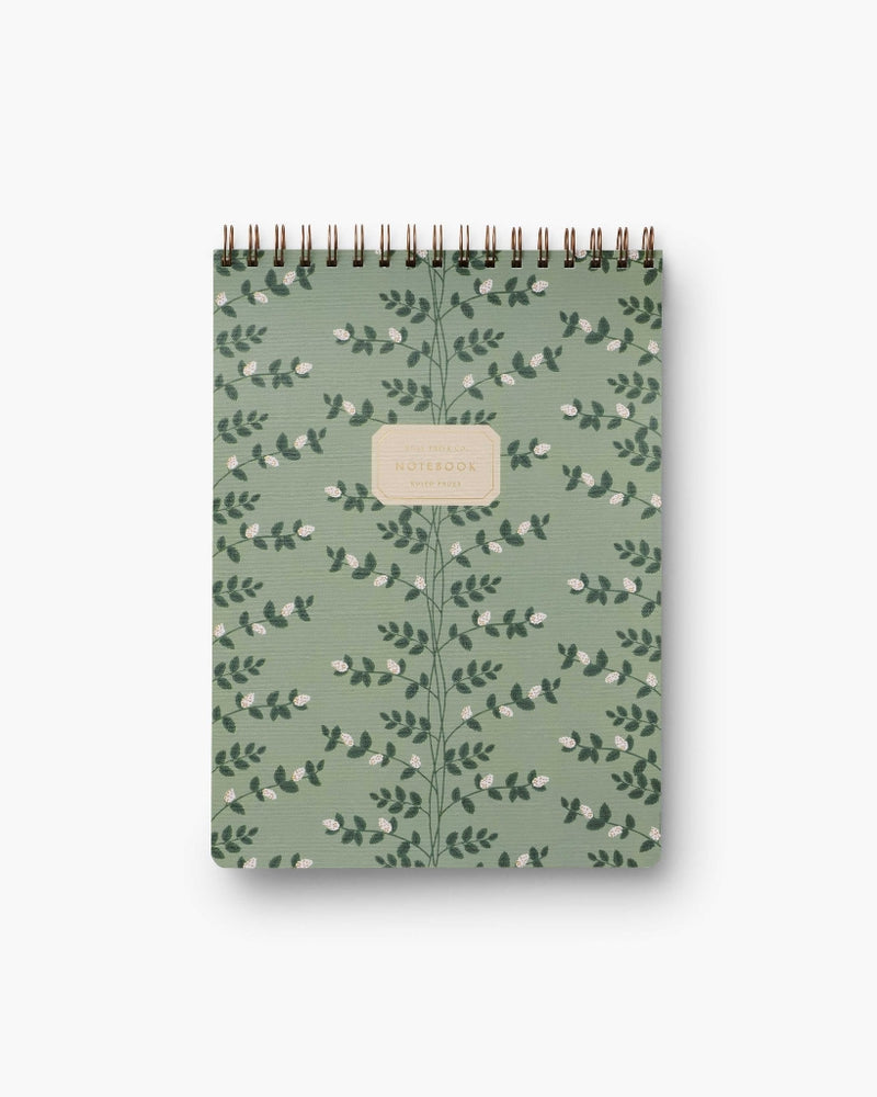 
                      
                        Large Top Spiral Notebook - Climbing Vines [PRE ORDER]
                      
                    