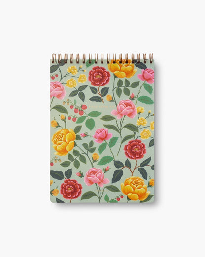 Large Top Spiral Notebook - Roses [PRE ORDER]