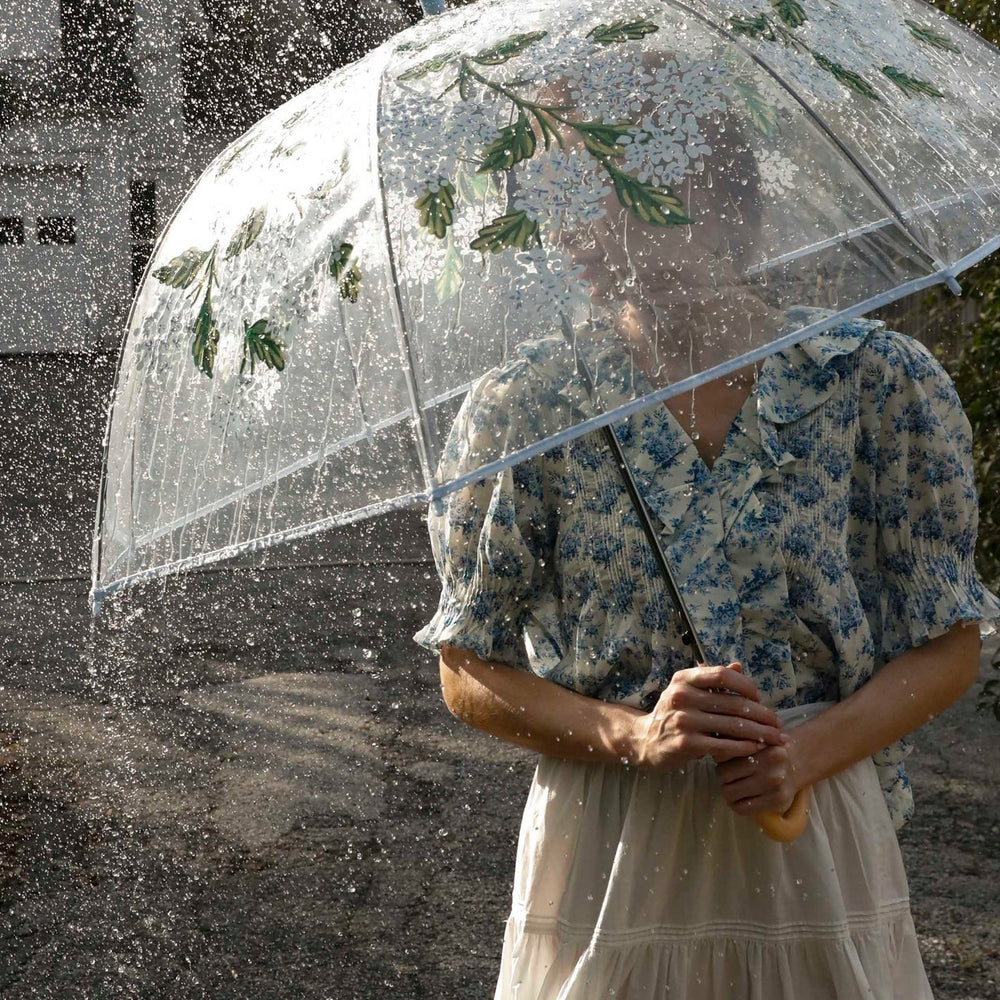 Clear Umbrella - Hydrangea [PRE ORDER]
