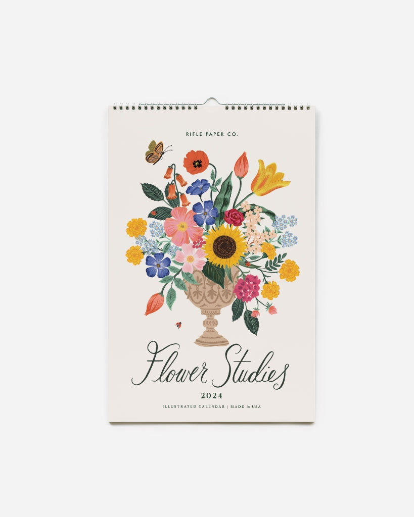 Wall Calendar 2024 - Flower Studies