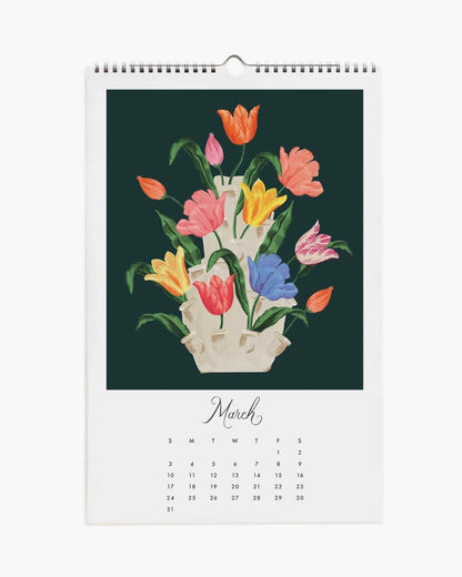 Wall Calendar 2024 - Flower Studies