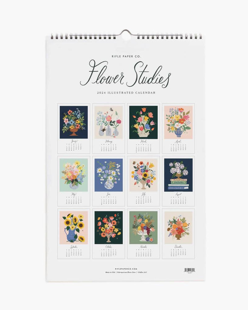 
                      
                        Wall Calendar 2024 - Flower Studies
                      
                    
